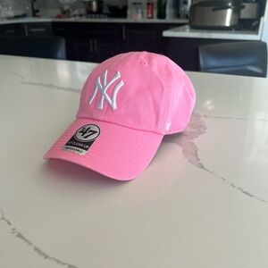 Pink Yankees Hat
